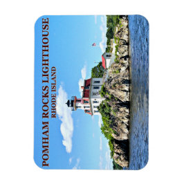Pomham Rocks Lighthouse, Rhode Island Flexi Magnet