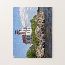 Pomham schaukelt Leuchtturm, Rhode Island Puzzle