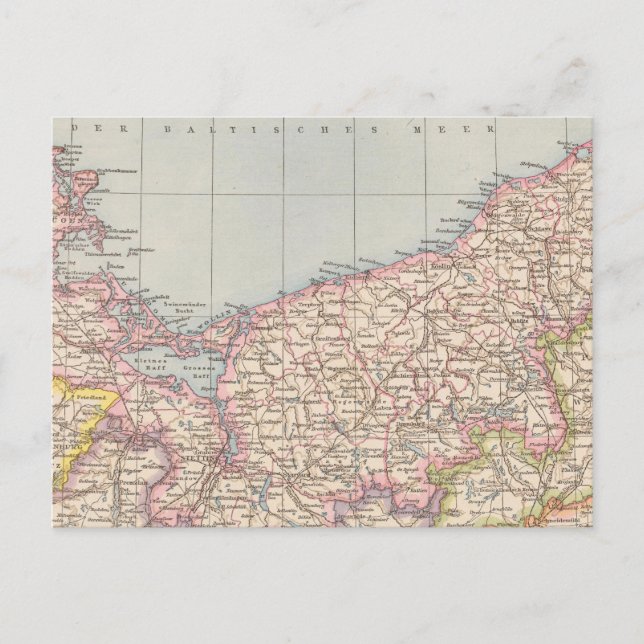 Pommern Atlas Karte (Vorderseite)