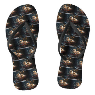Pommernischer Schneeschlitten Weihnachtsdekoration Flip Flops