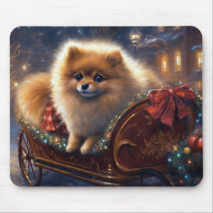Pommersche Weihnachtsfestzeit Gebürstet Mousepad