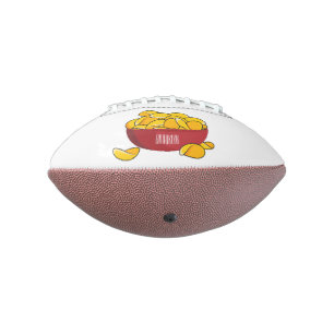 Pommes-Chips-Cartoon-Illustration Football
