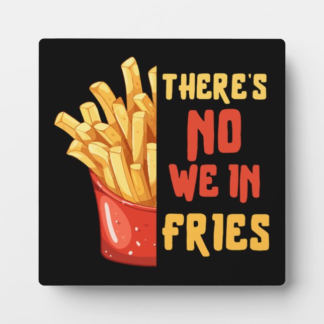 Pommes frites fotoplatte (Vorderseite)