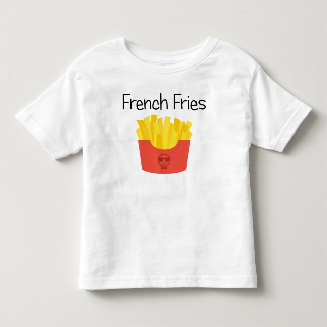 Pommes-Frites Kleinkind T-shirt (Vorderseite)