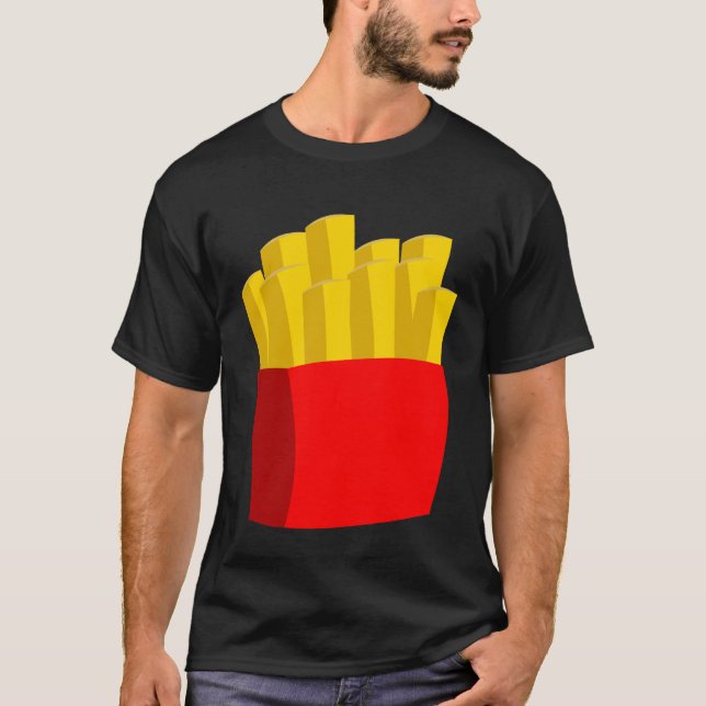 Pommes-Frites-Kostüm T-Shirt (Vorderseite)