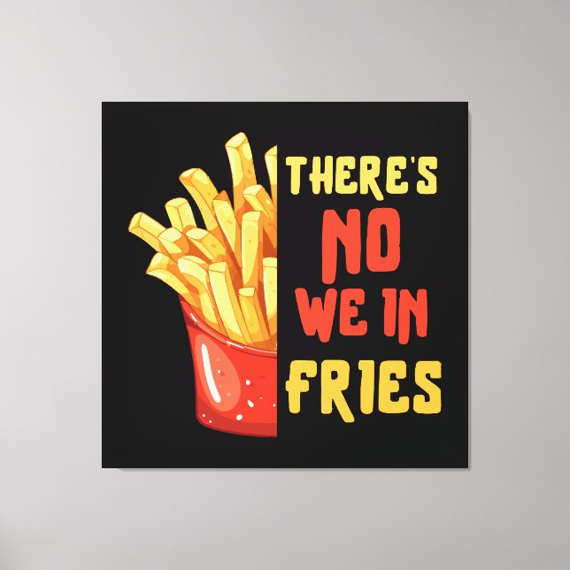 Pommes frites leinwanddruck (Vorderseite)