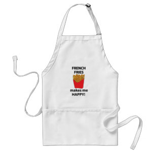 Pommes Frites Macht Mich Glücklich Pommes Frites Schürze