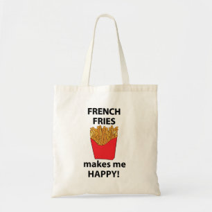 Pommes Frites Macht Mich Glücklich Pommes Frites Tragetasche