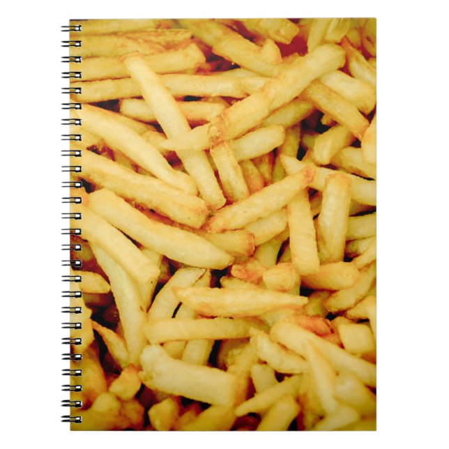 Pommes-Frites Notizblock (Vorderseite)