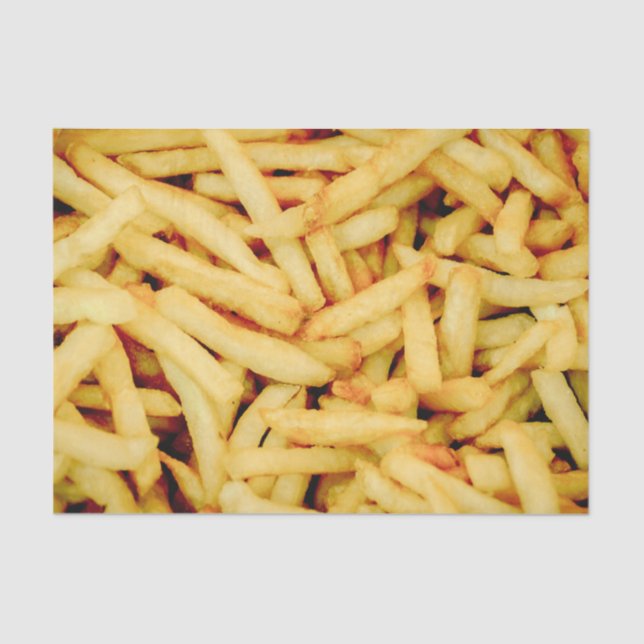 Pommes-Frites Seidenpapier (Vorderseite)