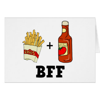 Pommes-Frites u. Ketschup BESTE FREUNDIN