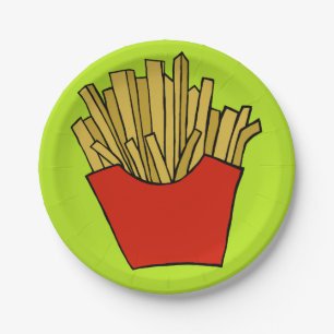 Pommes-FritesPappteller Pappteller
