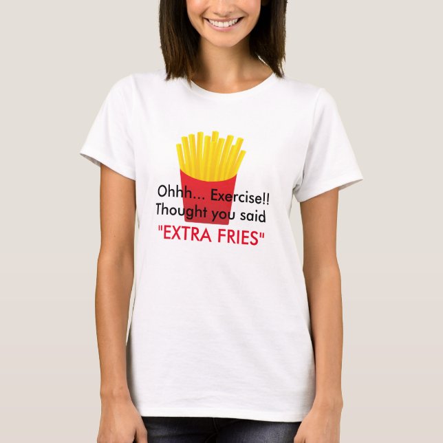 Pommes-FritesT-Shirt T-Shirt (Vorderseite)
