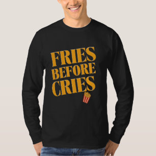 Pommes vor Tränen Mental Awareness Burger Männer F T-Shirt