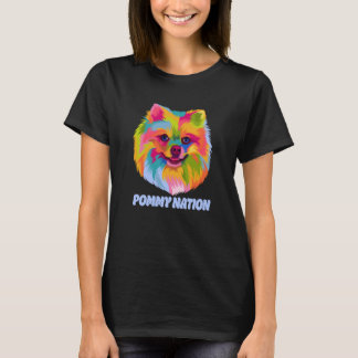 Pommy Nation Spitz Animal Pub Pom Pom Animal T-Shirt