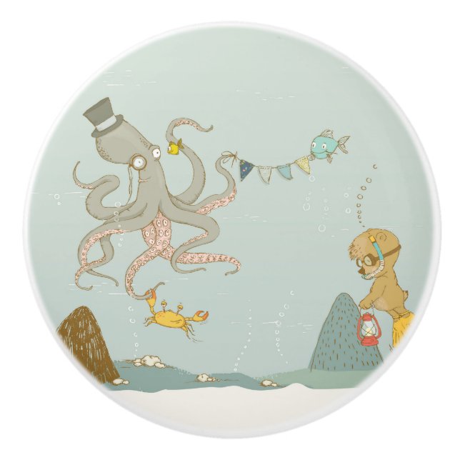 Pomo de cerámica de la colección Magical Nursery Keramikknauf (Vorderseite)