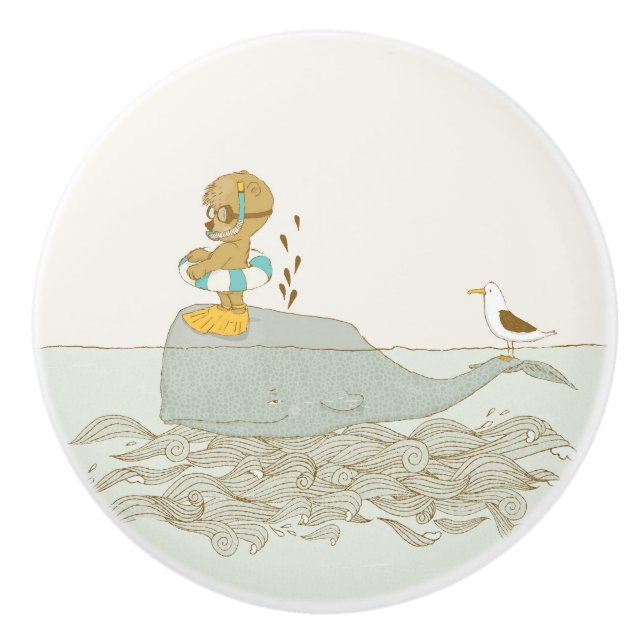 Pomo de cerámica de la colección Magical Nursery Keramikknauf (Vorderseite)