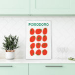 Pomodoro Italian Tomato Retro Moderner Vintager St Leinwanddruck<br><div class="desc">Dieser Retro-Leinwand mit leuchtend roten italienischen Tomaten. Es wird in Ihrer Mod-Küche perfekt aussehen.</div>