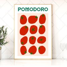 Pomodoro Italian Tomato Retro Moderner Vintager St