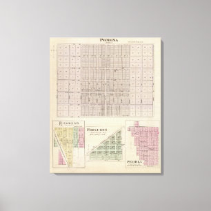 Pomona, Richmond, Ferguson und Peoria Leinwanddruck