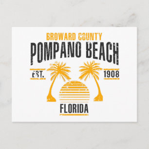 Pompano Beach Postkarte