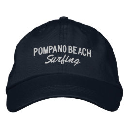 Pompano Beach Surfen bestickt mit Baseballhut Bestickte Baseballkappe