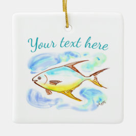 Pompano-Ornament Keramikornament