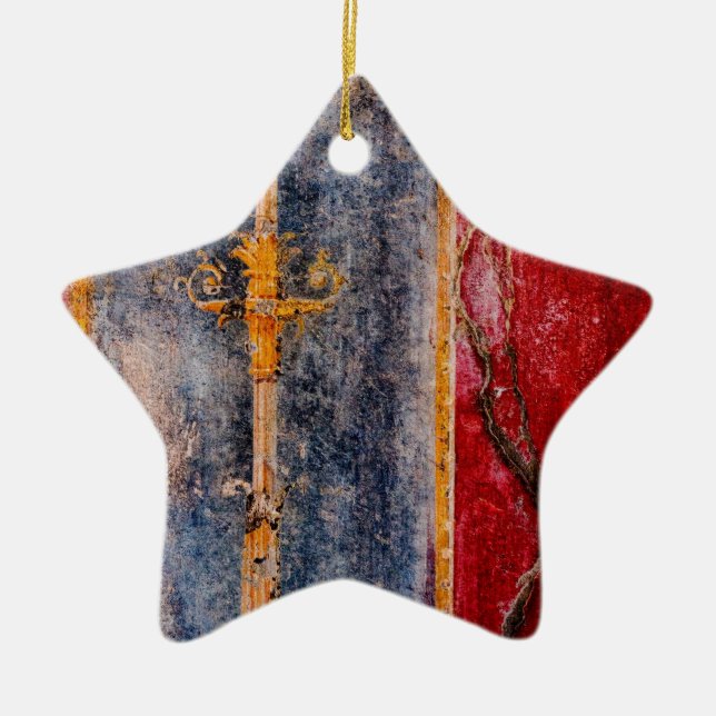 Pompeian Wandbild Keramik Ornament (Vorne)