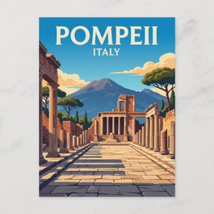 Pompeii Forum Italien Postkarte