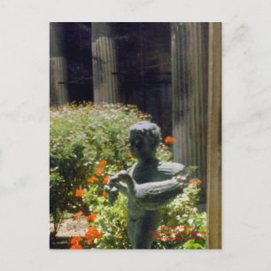 Pompeii Garden Statue Postkarte