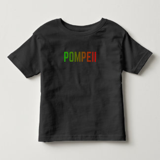 Pompeii Italien Minimalistisches Typografisches De Kleinkind T-shirt