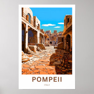 Pompeii Italien Reisen Print Poster