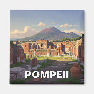 Pompeii Italien Travel Magnet