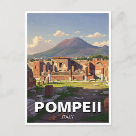 Pompeii Italien Travel Postkarte
