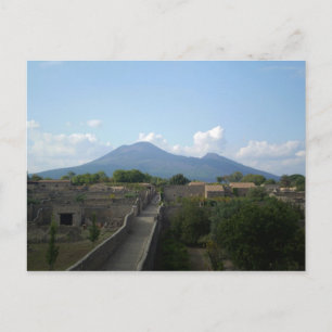 Pompeii nach dem Vulkan Postkarte