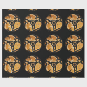 POMPEII-SAMMLUNG / FISCHE, OZEAN - MEERESLEBENSZEN GESCHENKPAPIER