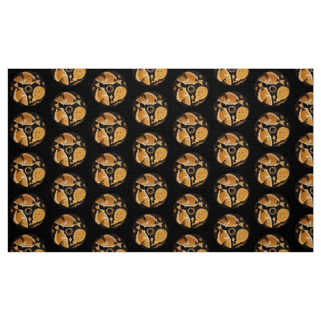 POMPEII-SAMMLUNG / FISCHE, OZEAN - MEERESLEBENSZEN STOFF (Fat Quarter (45,7 x 55,9 cm))