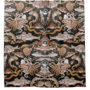 POMPEII-SAMMLUNG/OZEAN - MEERESLEBENSZENE DUSCHVORHANG