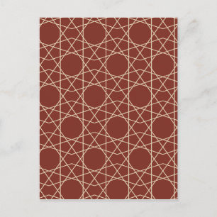 Pompeii-Sand-Geometrie Postkarte