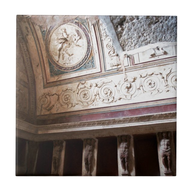 Pompeji-Badeanstalt Fliese (Vorderseite)