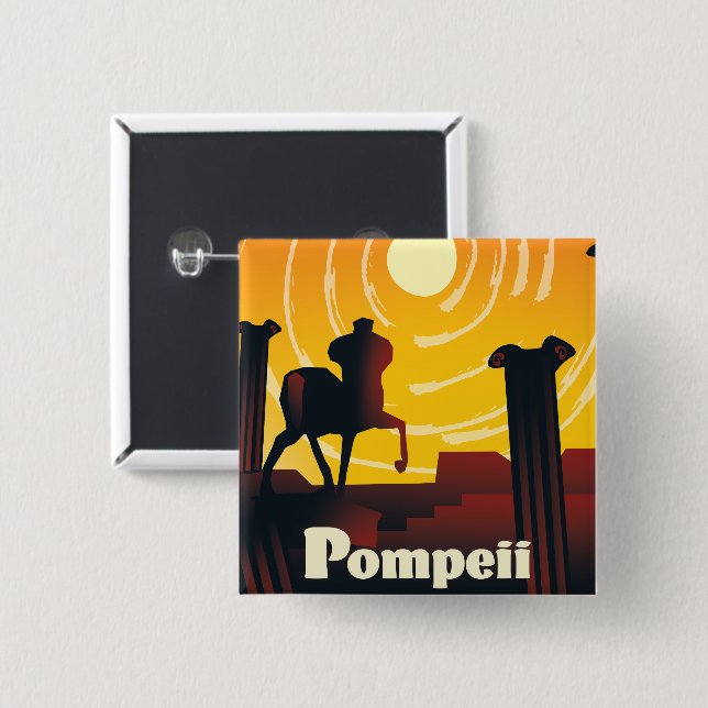 Pompeji Button (Vorne & Hinten)