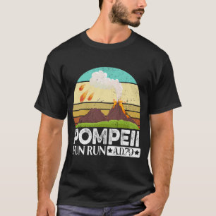 Pompeji-Eruption des Vesuv-Berges im 79. Spiellauf T-Shirt