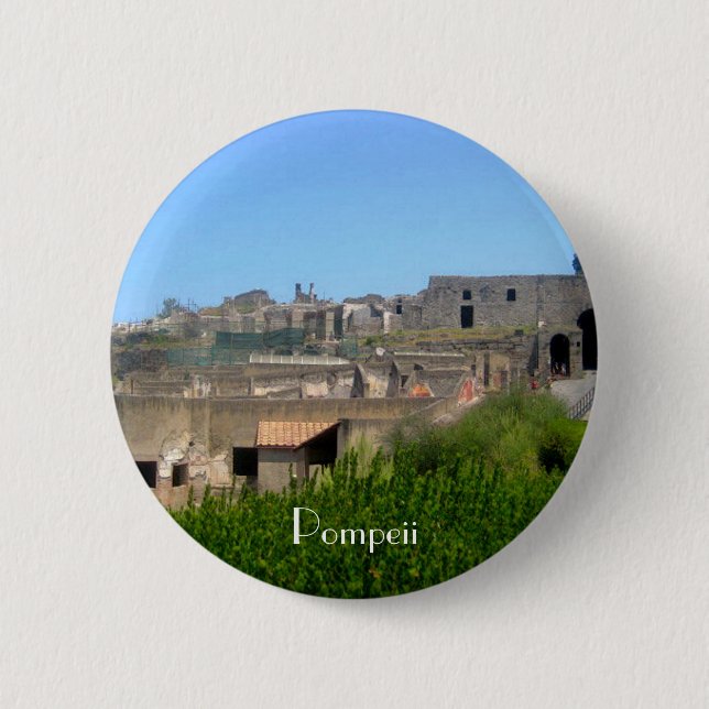 Pompeji Italien Button (Vorderseite)