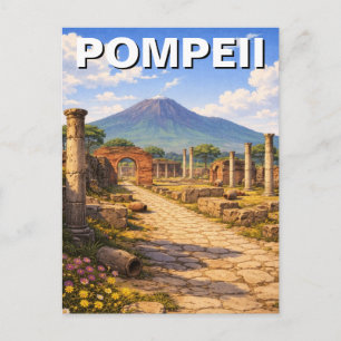 Pompeji Italien Reise Postkarte