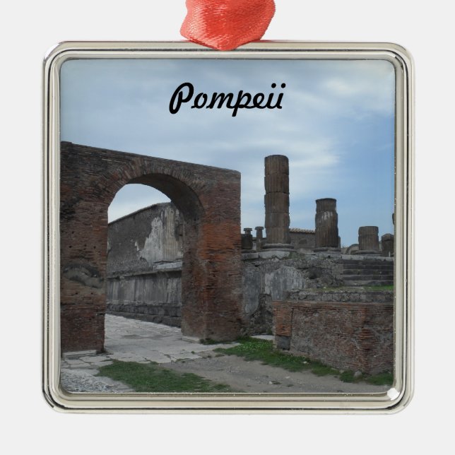 Pompeji, Italien Silbernes Ornament (Vorne)