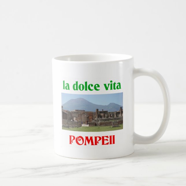 Pompeji Italien Tasse (Rechts)
