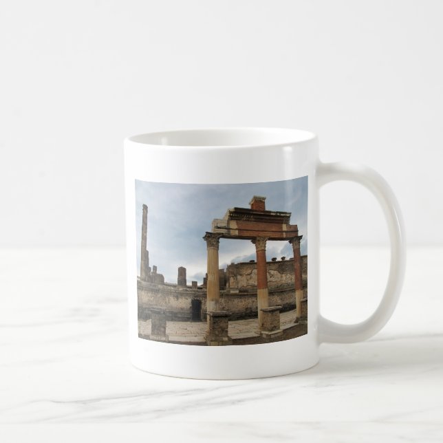 Pompeji - restliche Spalten des Säulengangs Kaffeetasse (Rechts)