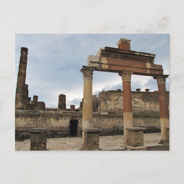 Pompeji - Restspalten der Arkade Postkarte (Vorderseite)