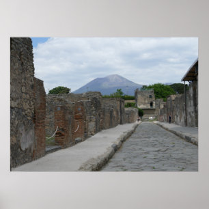Pompeji-Vesuv Poster