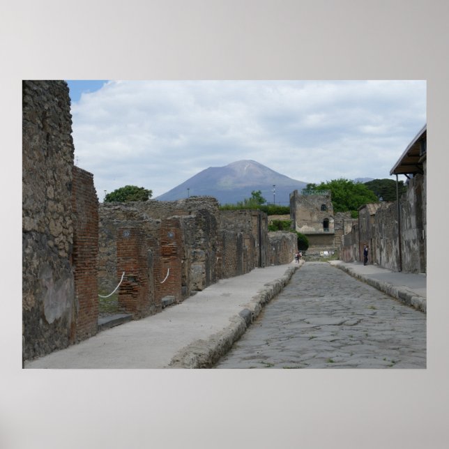 Pompeji-Vesuv Poster (Vorne)